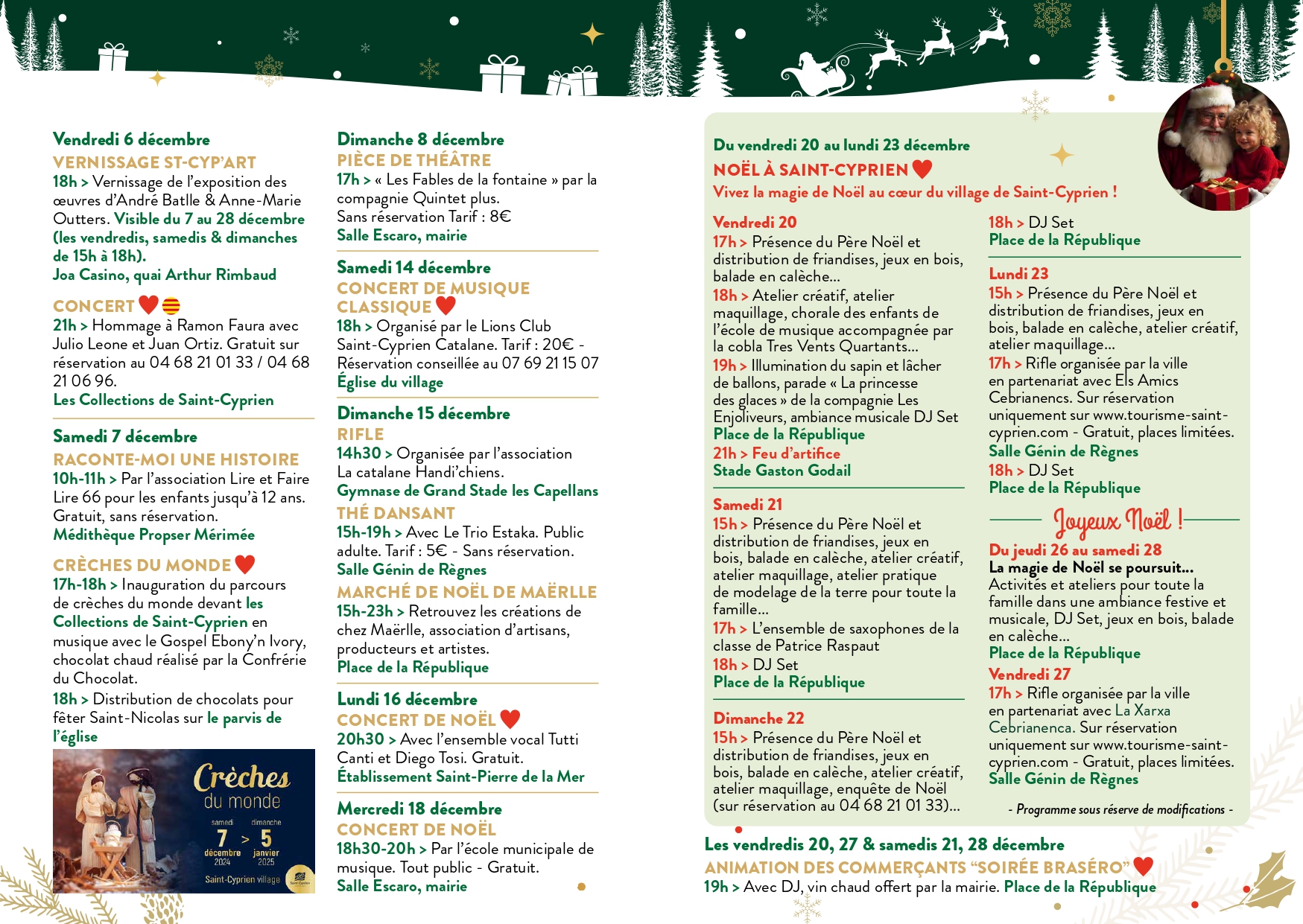 programme de noel st cyprien 4